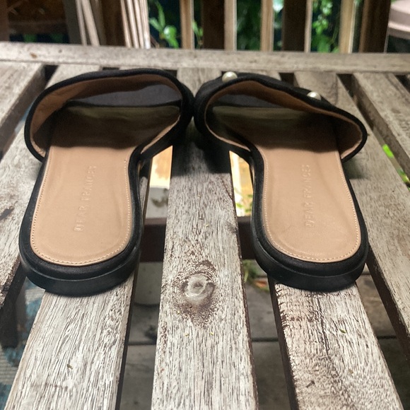 DEAR FRANCES black silky pearl flats size 37 - Picture 8 of 12